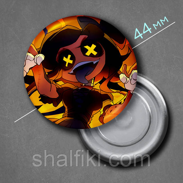 "Сін (Дрони-вбивці / Murder Drones)" магніт круглий Ø44 мм, фото 1