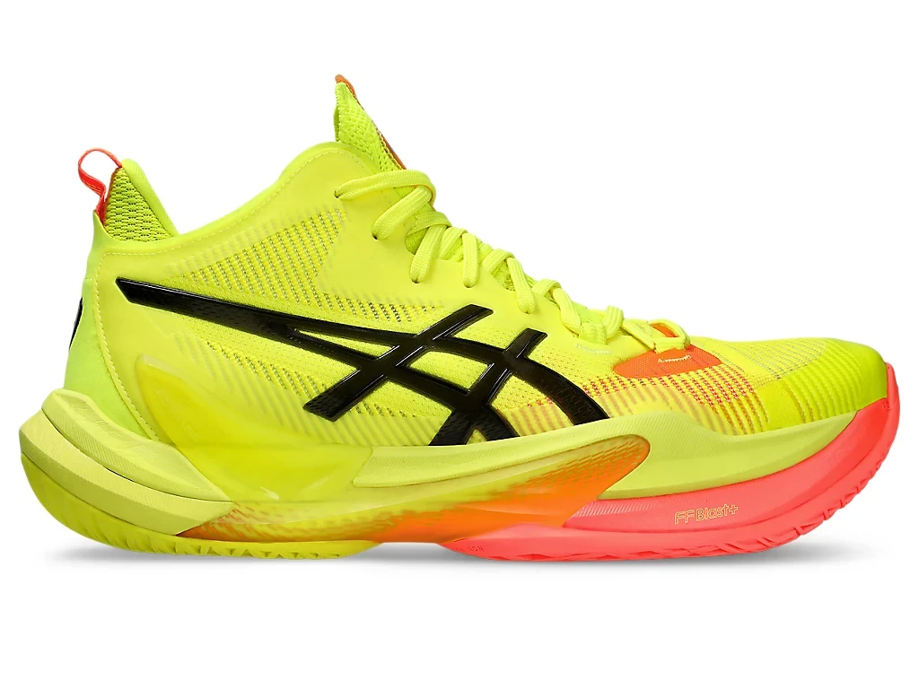 Кросівки Волейбольні Високі Чоловічі Asics METARISE 2 PARIS 1051A078-750 Safety Yellow/Black