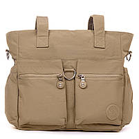 Сумка жіноча Текстиль поліамід 3755 коричневий.Купити жіночу сумку гуртом і в роздріб в Одесі 7 км, фото 2