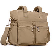 Сумка жіноча Текстиль поліамід 3755 коричневий.Купити жіночу сумку гуртом і в роздріб в Одесі 7 км, фото 3