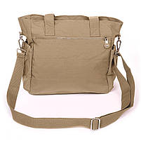 Сумка жіноча Текстиль поліамід 3755 коричневий.Купити жіночу сумку гуртом і в роздріб в Одесі 7 км, фото 4