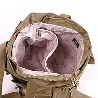 Сумка жіноча Текстиль поліамід 3755 коричневий.Купити жіночу сумку гуртом і в роздріб в Одесі 7 км, фото 7