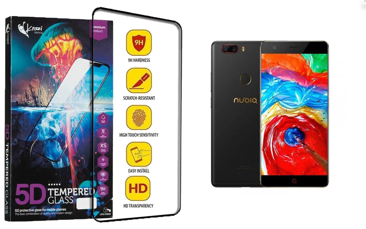 Захисне скло Krazi 5D для ZTE Nubia Z17 Lite, фото 1