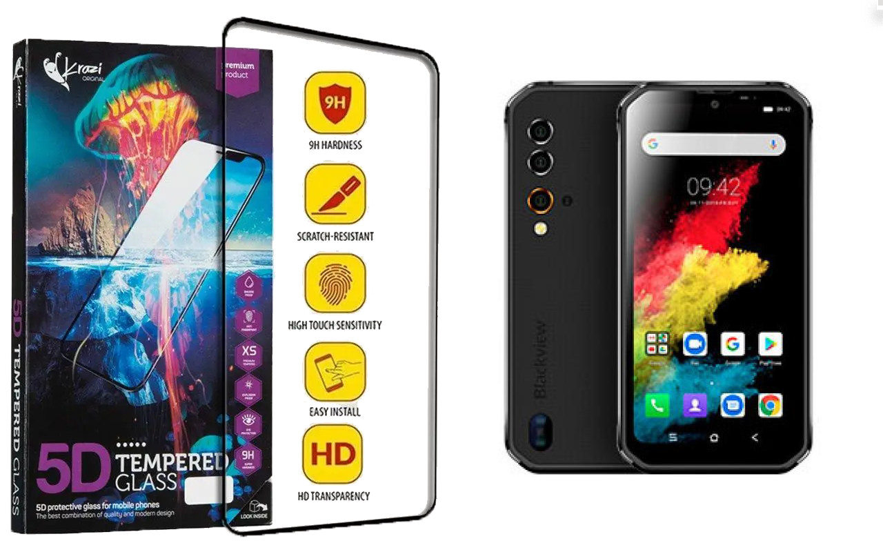 Захисне скло Krazi 5D для Blackview BV9900, BV9900 Pro, BV9900E, фото 1