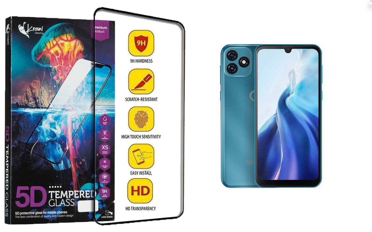 Захисне скло Krazi 5D для BLACKVIEW OSCAL C20 PRO, фото 1