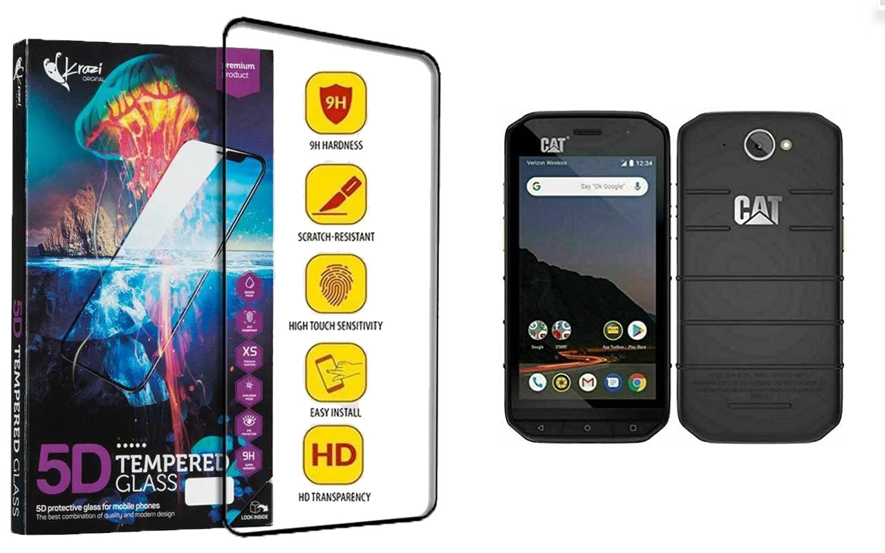 Захисне скло Krazi 5D для CAT S48c, фото 1