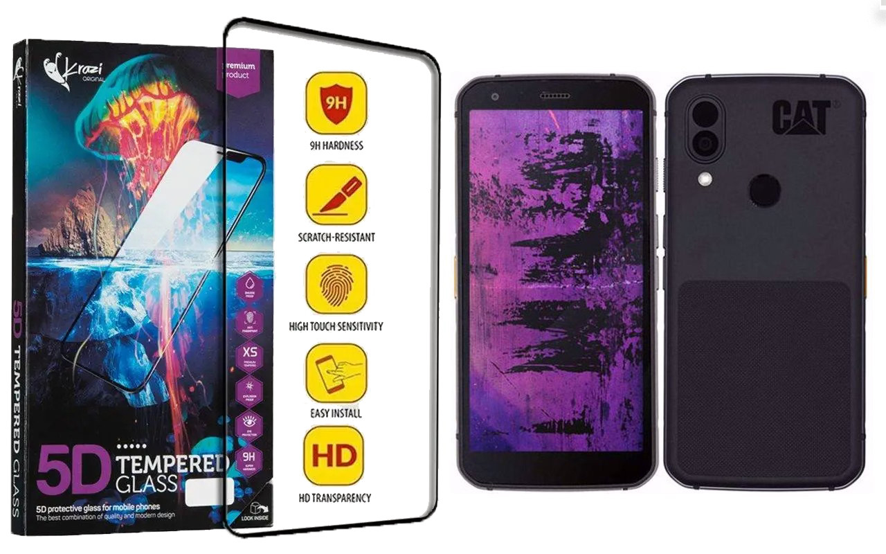 Захисне скло Krazi 5D для CAT S62, S62 Plus, S62 Pro, фото 1
