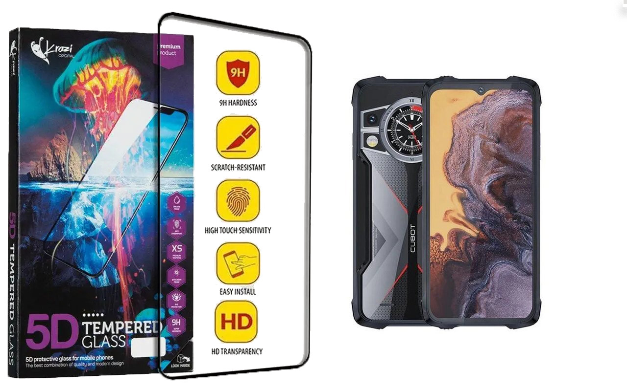 Захисне скло Krazi 5D для Cubot KingKong 9, фото 1
