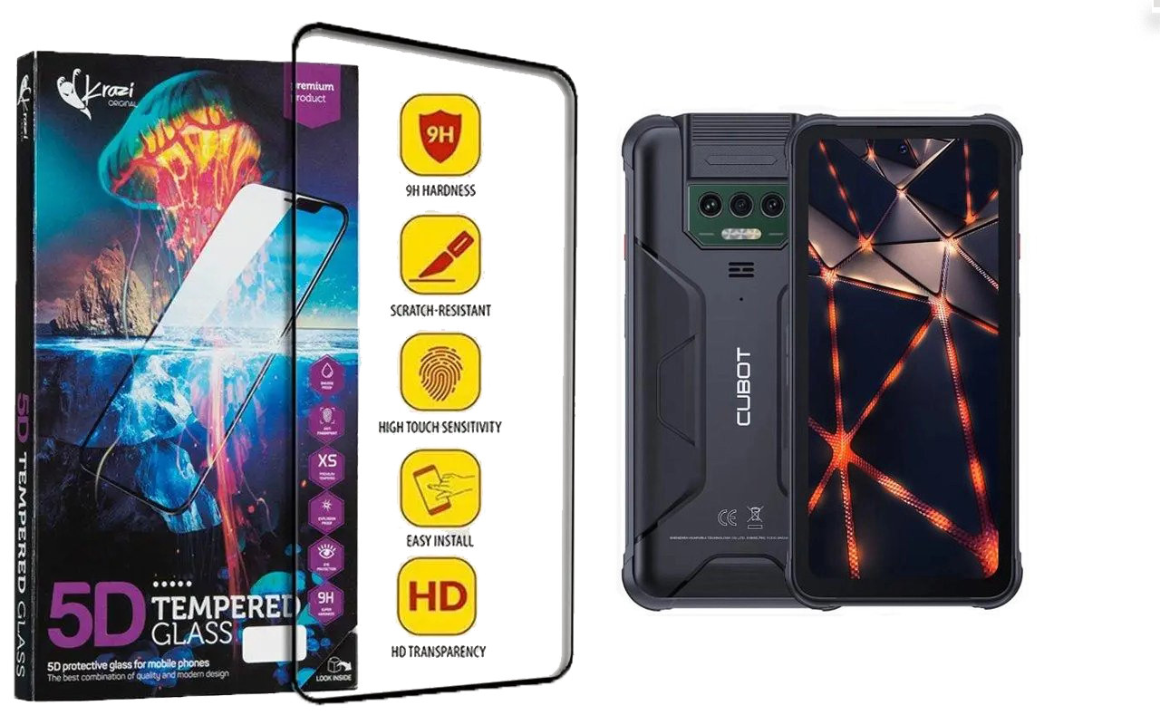 Захисне скло Krazi 5D для Cubot KingKong Power, фото 1