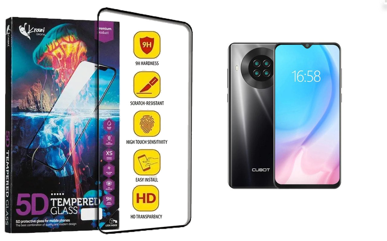 Захисне скло Krazi 5D для Cubot Note 20, Note 20 Pro, фото 1