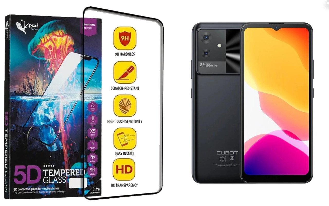 Захисне скло Krazi 5D для Cubot Note 21, фото 1