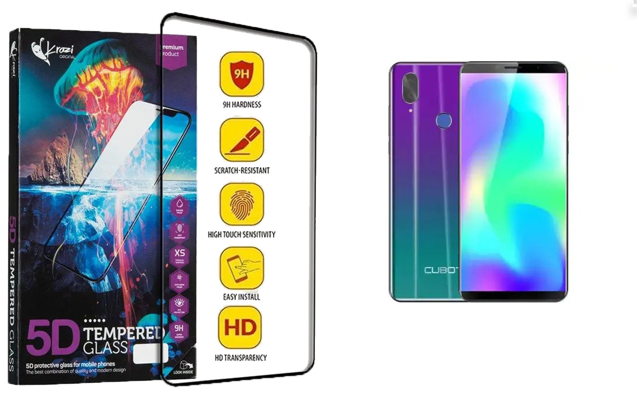 Захисне скло Krazi 5D для CUBOT X19, фото 1