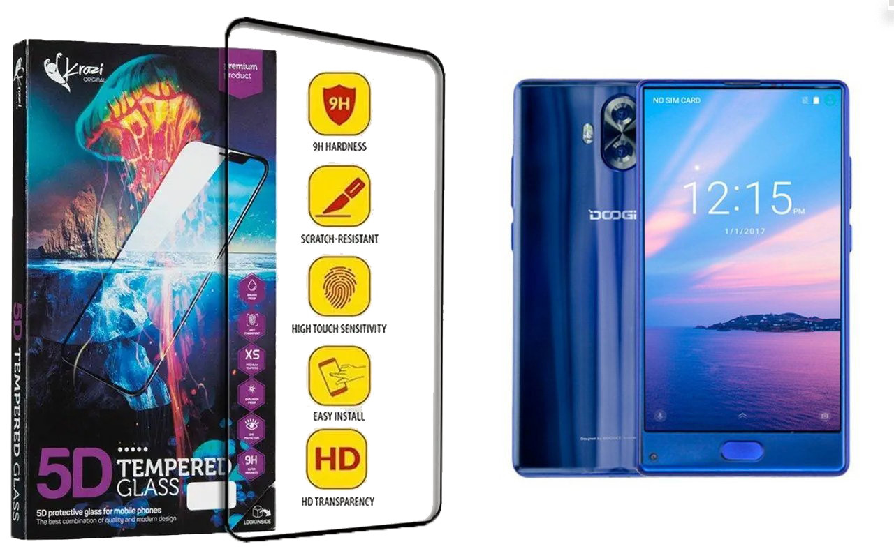 Захисне скло Krazi 5D для DOOGEE Mix Lite, фото 1