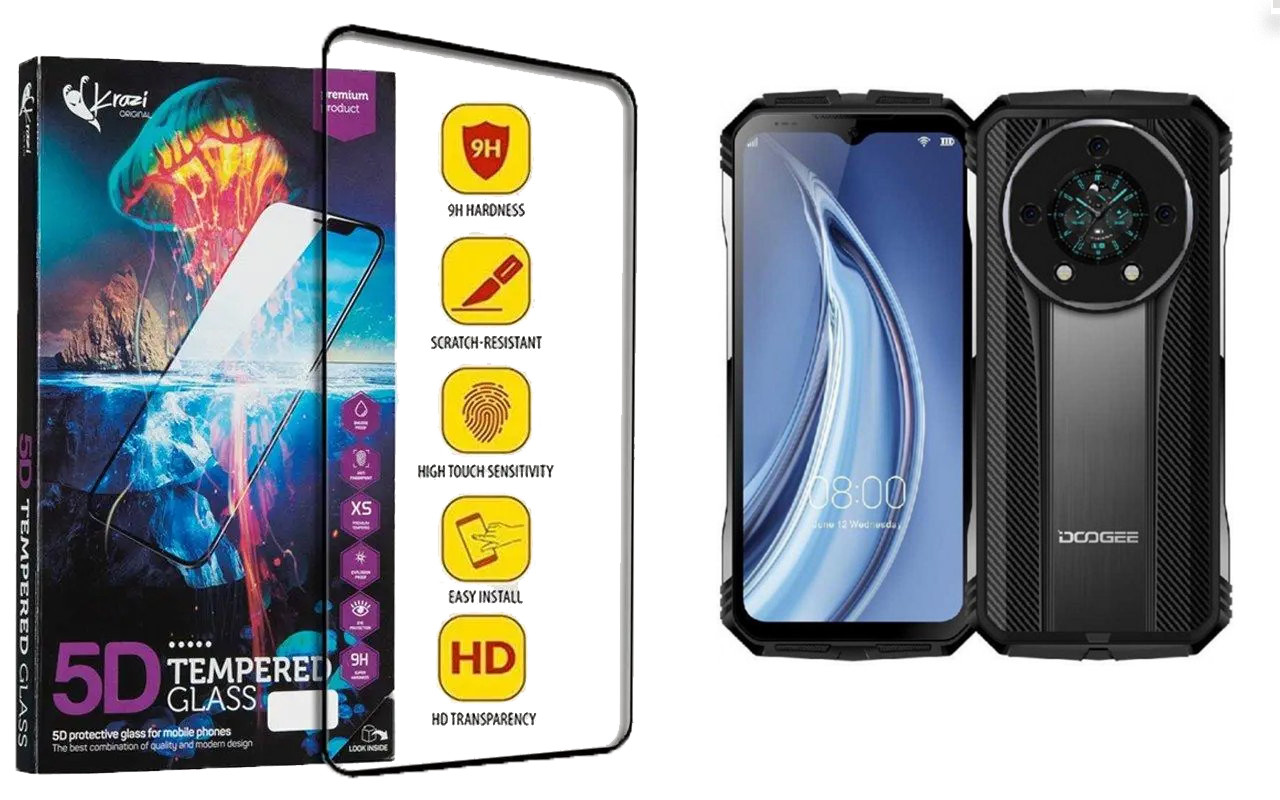 Захисне скло Krazi 5D для DOOGEE S110, фото 1