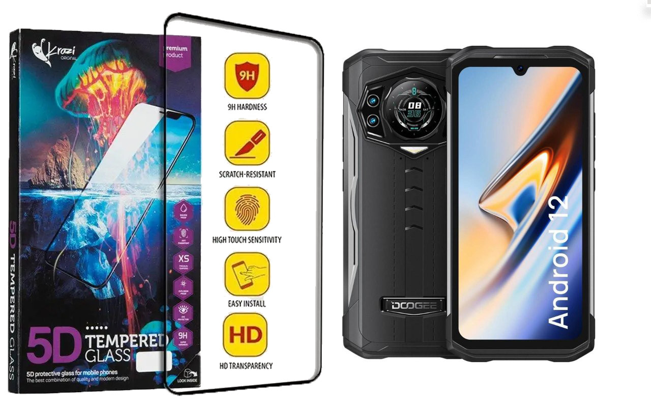 Захисне скло Krazi 5D для Doogee S98, S98 Pro, фото 1