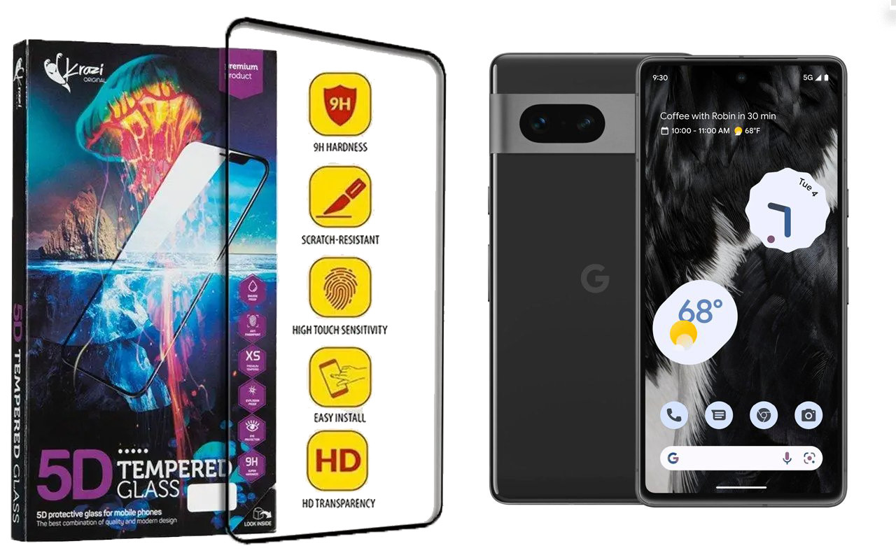 Захисне скло Krazi 5D для Google Pixel 7, фото 1