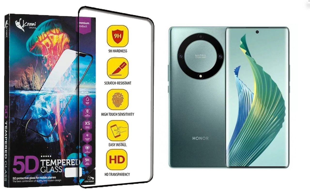 Захисне скло Krazi 5D для Honor Magic5 Lite, фото 1