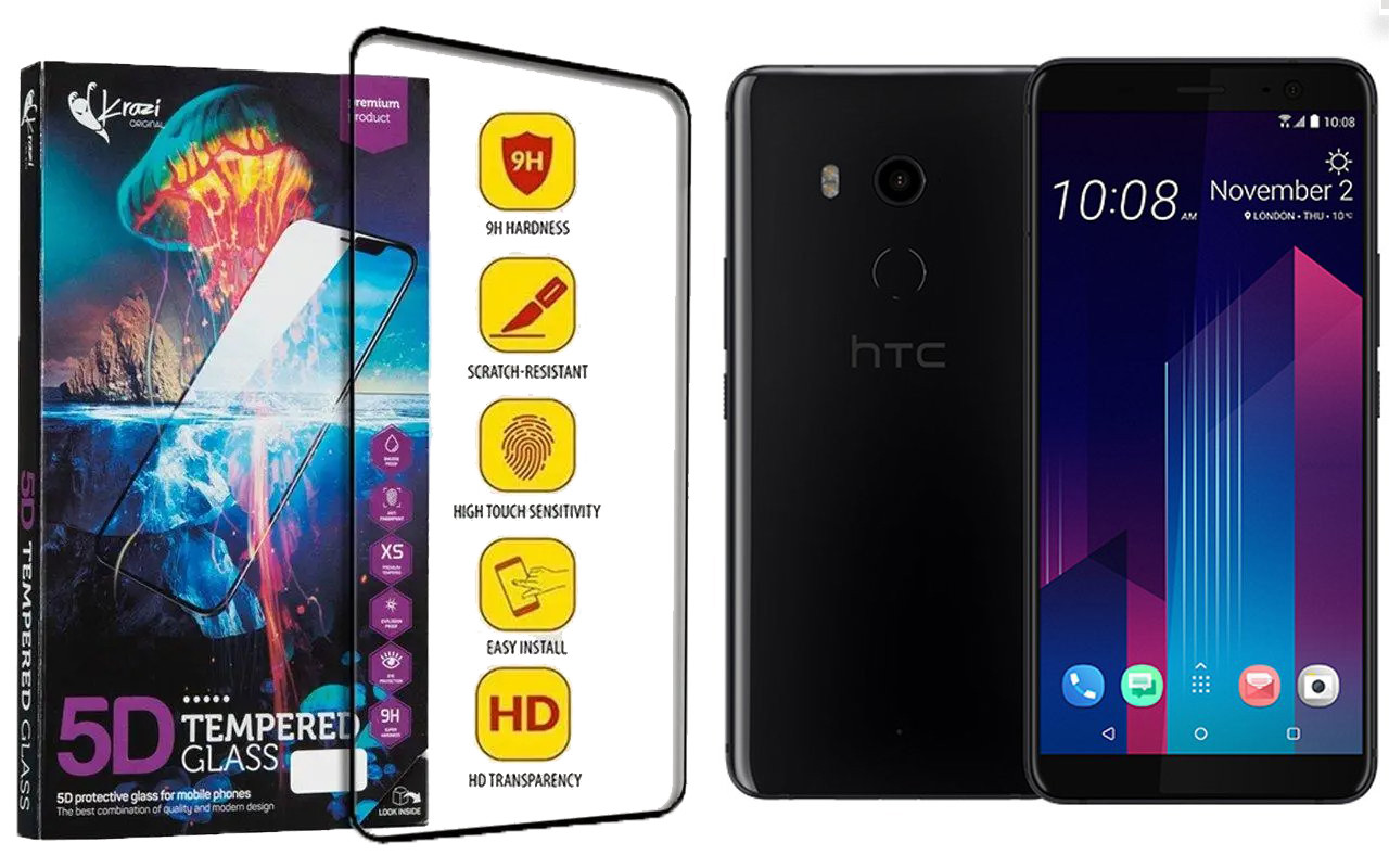 Захисне скло Krazi 5D для HTC U11 EYEs, фото 1
