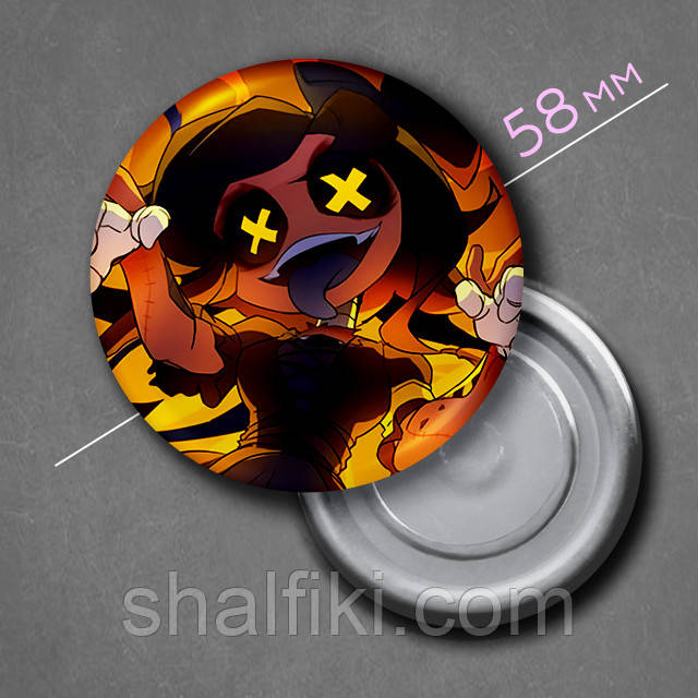 "Сін (Дрони-вбивці / Murder Drones)" магніт круглий Ø58 мм, фото 1