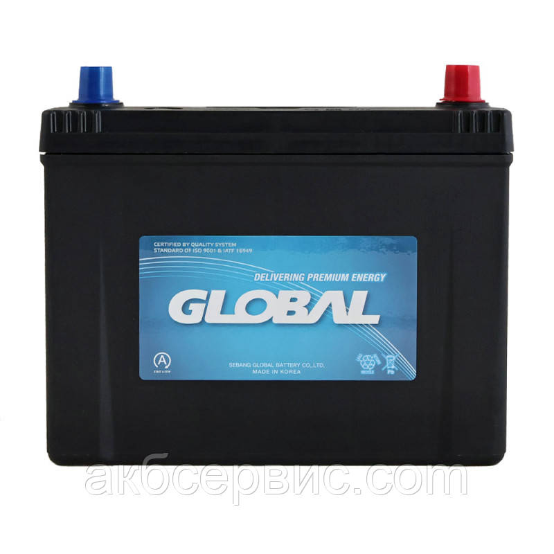 Автомобільний акумулятор GLOBAL Asia EFB 70Ah, 680A, R+ (EFB S95L), фото 1