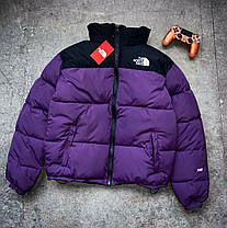 The North Face Фіолетовий Зимовий Пуховик TNF 700 Violet тепла Куртка куртка куртка Нор Фейс з капюшоном люкс, фото 6