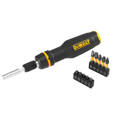 Викрутка DeWALT FULL FIT Telescoping, зі змінними бітами, 10 біт (DWHT68001-0)