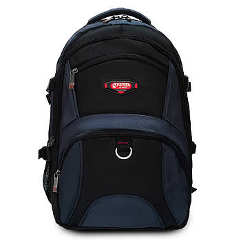 Рюкзак Міський нейлон Power In Eavas 9647 black-blue.Купити рюкзак міським гуртом і в роздріб в Україні