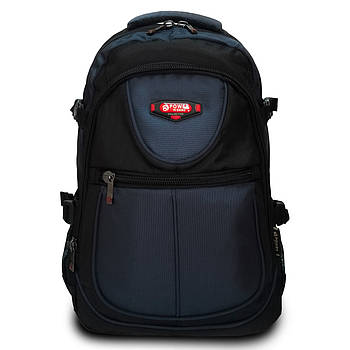 Рюкзак Міський нейлон Power In Eavas 9602 black-blue.Купити рюкзак міським гуртом і в роздріб в Україні