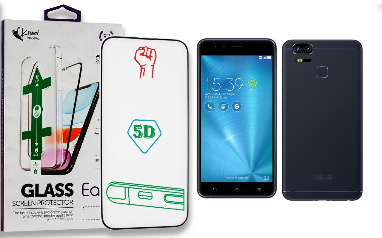 Захисне скло Krazi Eazy для Asus ZenFone 3 Zoom ZE553KL, фото 1