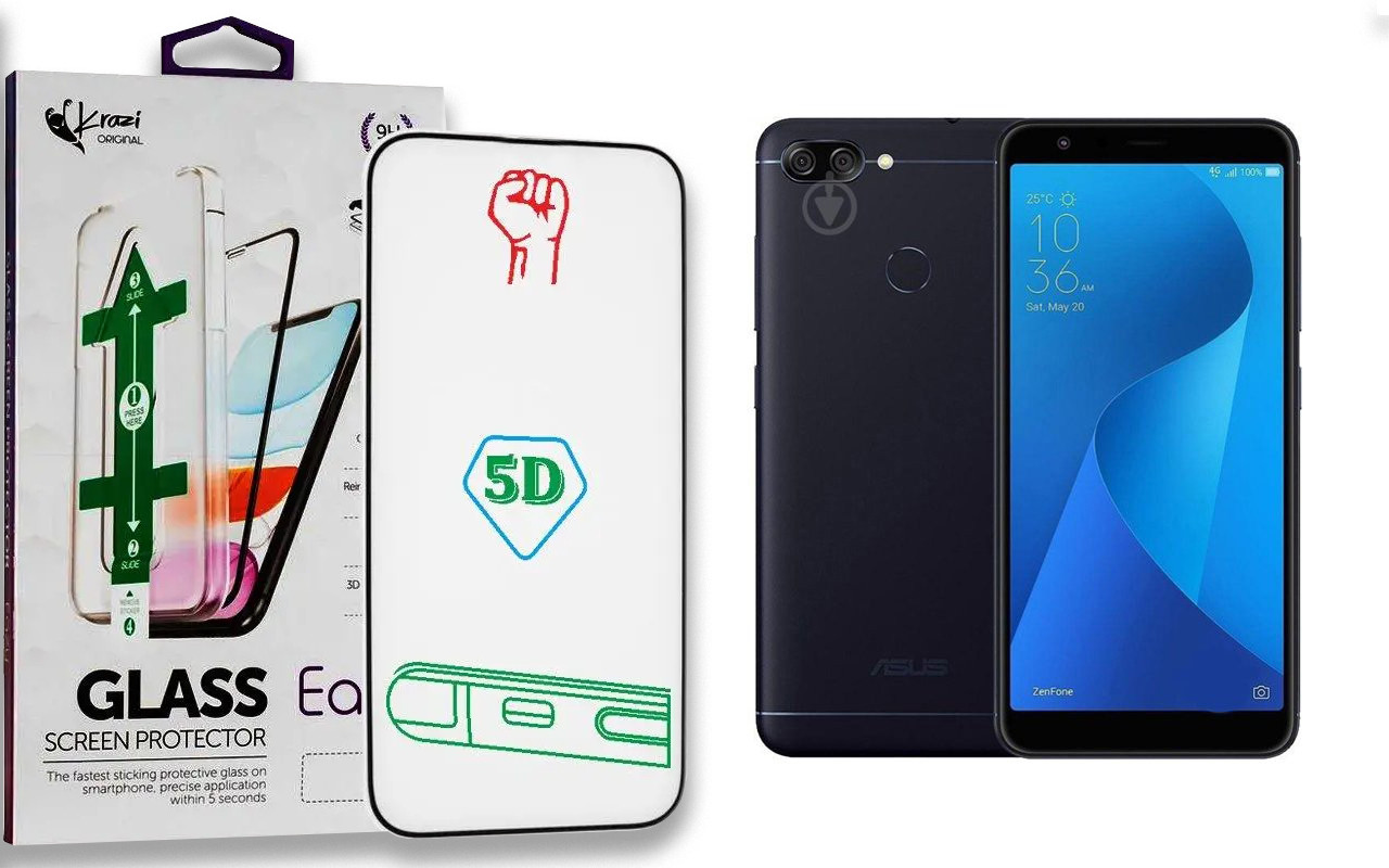Захисне скло Krazi Eazy для Asus ZenFone Max Plus (M1) ZB570TL, фото 1