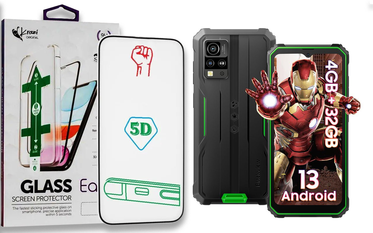 Захисне скло Krazi Eazy для Blackview BV4800, фото 1