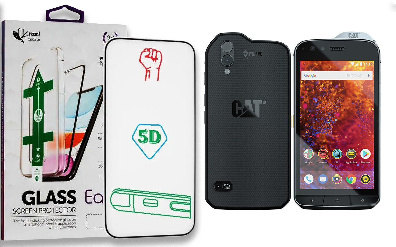 Захисне скло Krazi Eazy для CAT S61, фото 1