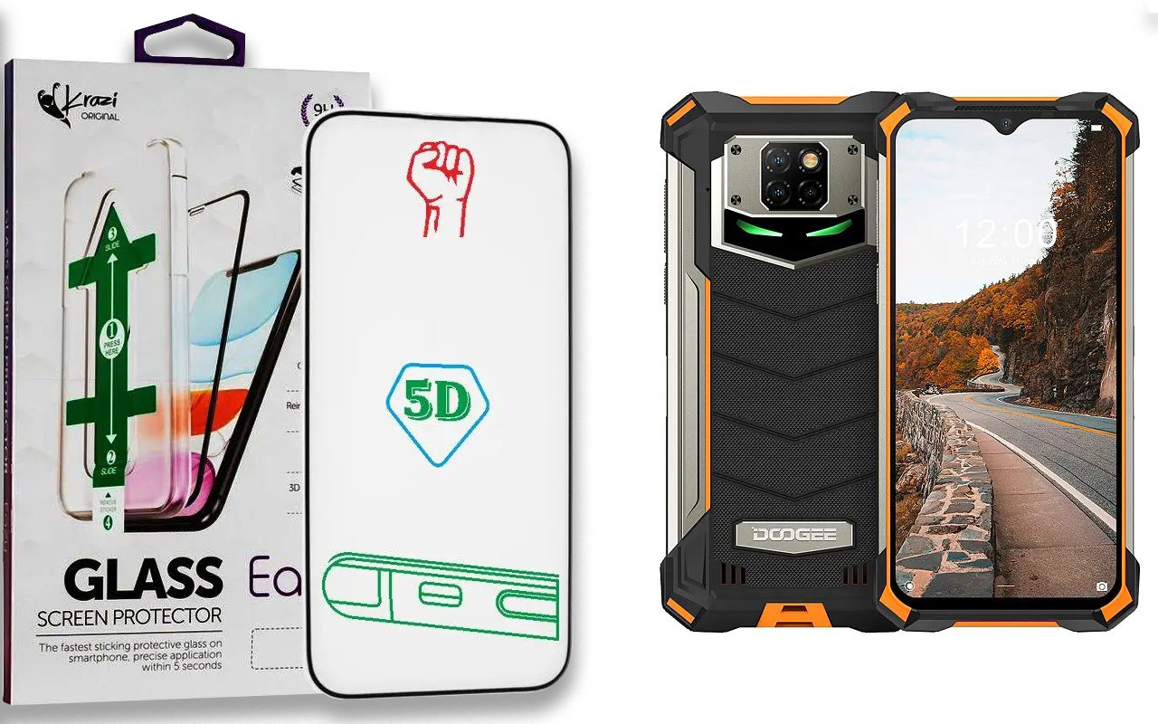 Захисне скло Krazi Eazy для Doogee s88 plus, Doogee S88 Pro, фото 1