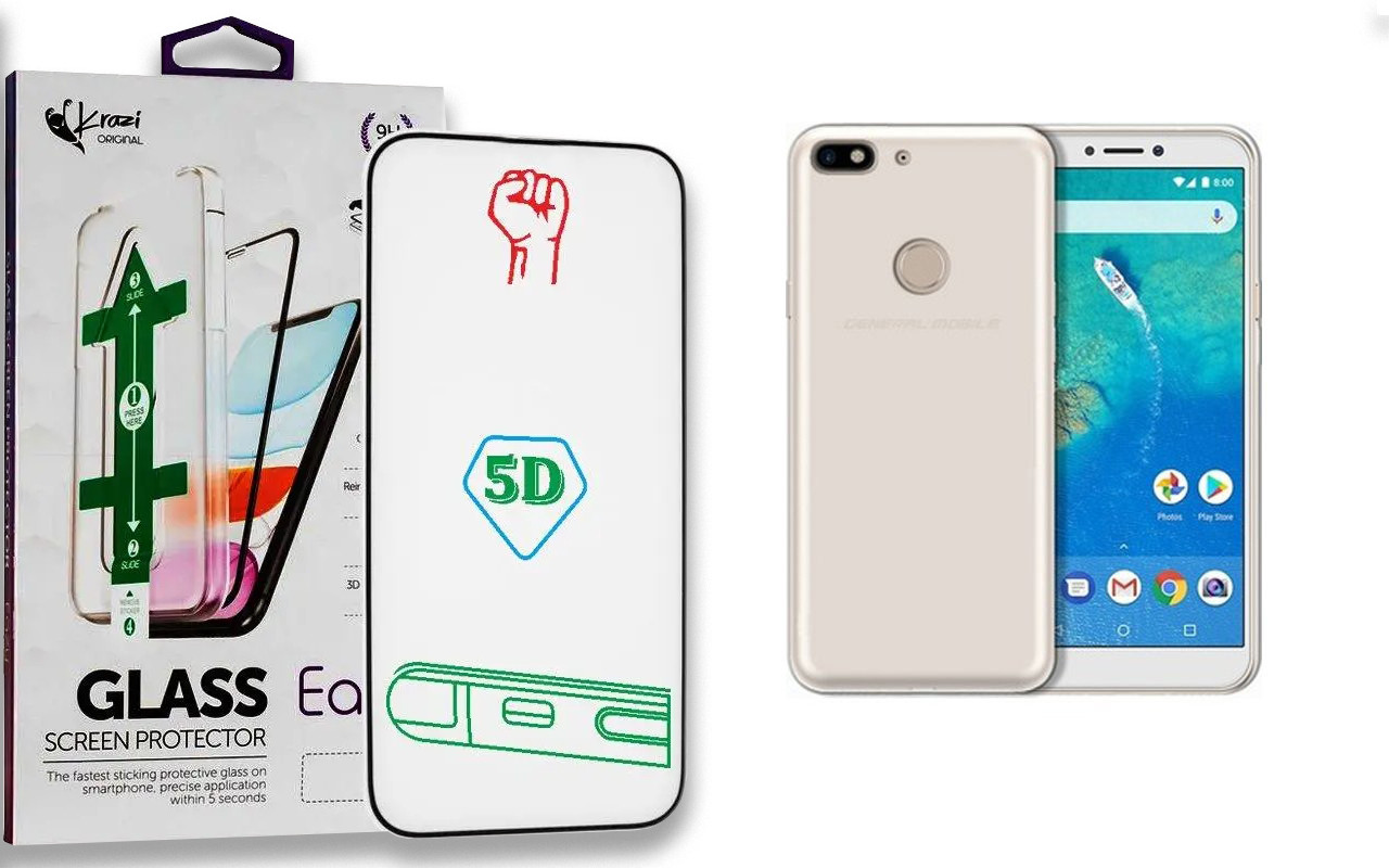 Захисне скло Krazi Eazy для General Mobile GM8, фото 1