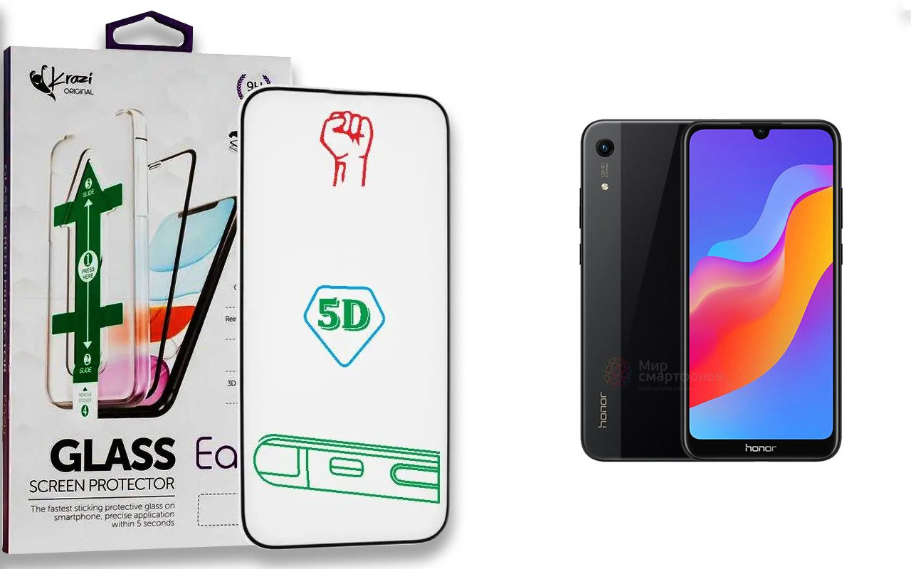 Захисне скло Krazi Eazy для Huawei Honor 8A, 8S, 8X, фото 1