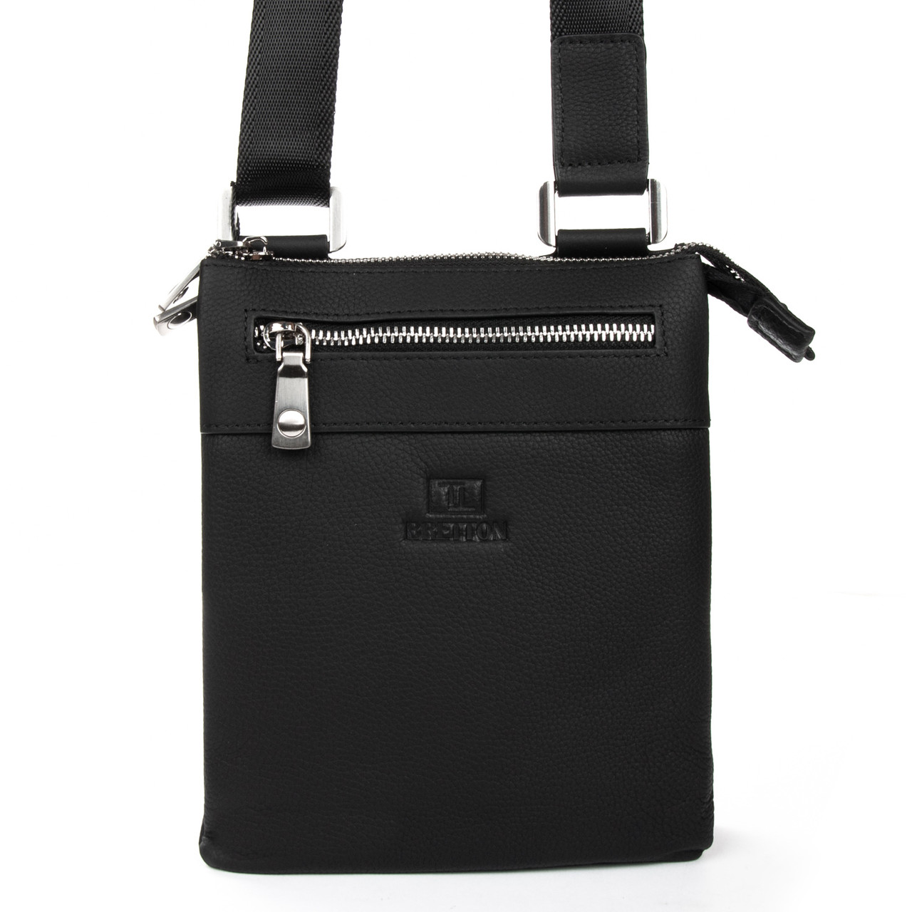Сумка Чоловіча Планшет шкіра BRETTON 5579-5 black.Музькі сумки-планшети гуртом і в роздріб в Україні.