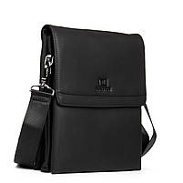 Сумка Чоловіча Планшет шкіра BRETTON 1665-3 black.Музькі сумки-планшети гуртом і в роздріб в Україні., фото 2