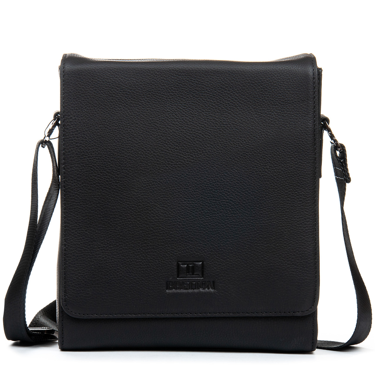 Сумка Чоловіча Планшет шкіра BRETTON 1708-4 black.Музькі сумки-планшети гуртом і в роздріб в Україні.