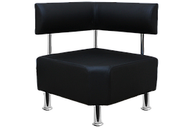 Модуль кутовий (Елемент кутовий, секція кутова) BNB Solo. Будь який колір. Для очікування, примірювальній, коридора