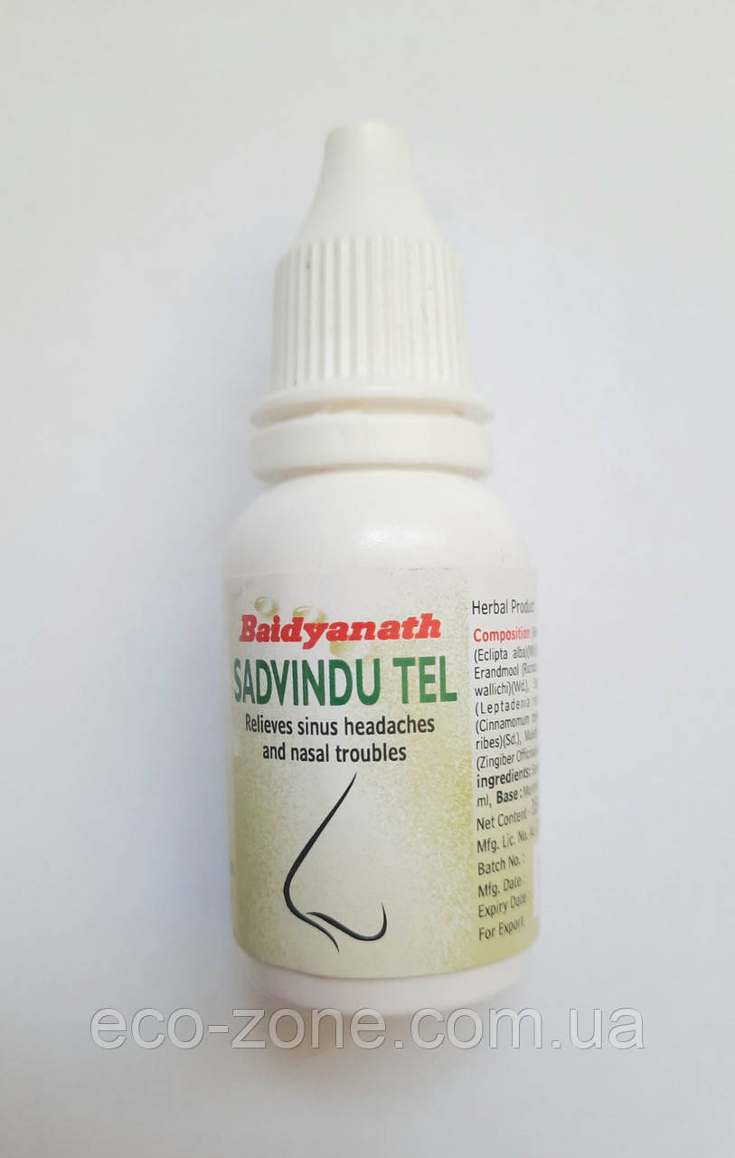 Олія Шадбінду 15 мл (Baidyanath Sadvindu Tel 15 ml) Срок 07/2026