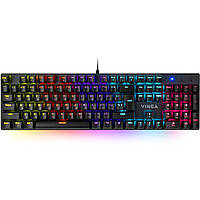 Клавіатура Vinga KBGM-100 LED Blue Switch USB Black b
