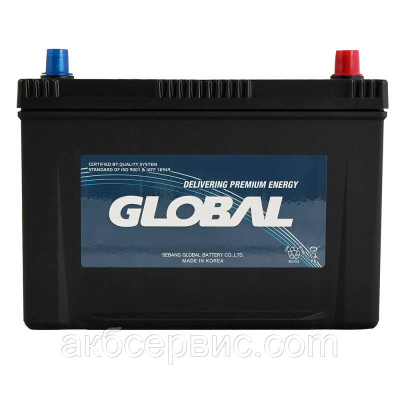 Автомобільний акумулятор GLOBAL Asia SMF 95Ah, 790A, R+ (SMF 120D31L)