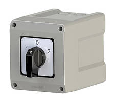 Корпус для кулачкових перемикачів 50-63А / 3-4 полюси / IP54 (106х116х128мм) EMAS