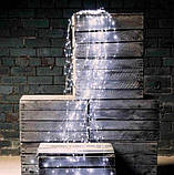 Гірлянда пучок роса "кінський хвіст" 500 Led 2.5 м від СЕТІ холодне біле світло, світлодіодна гірлянда на ялинку, фото 5