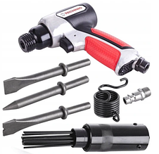 Пневматичний молоток NST-8039FA 2в1 Голки для зняття іржі + Наконечники зубила