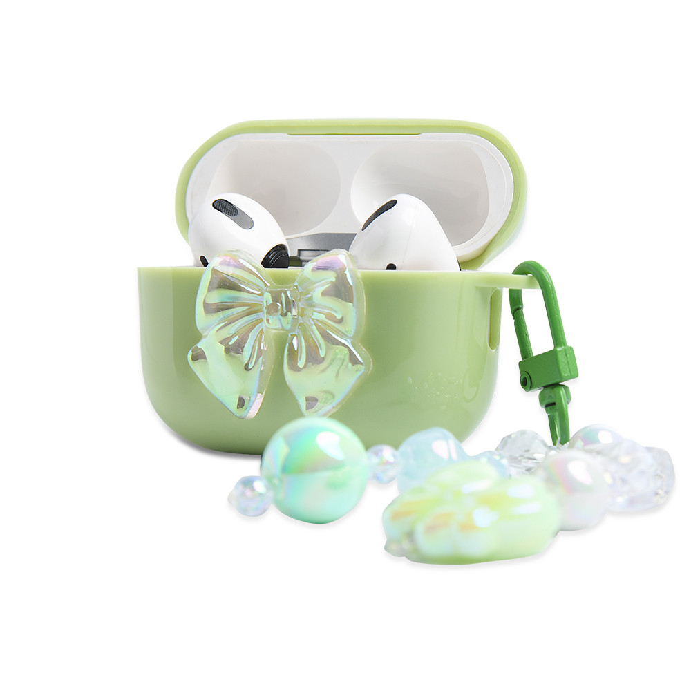 Airpods Case Bow — Green, фото 1