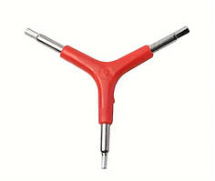 Ключ шестигранний велосипедний Y-подібний 4, 5, 6 мм