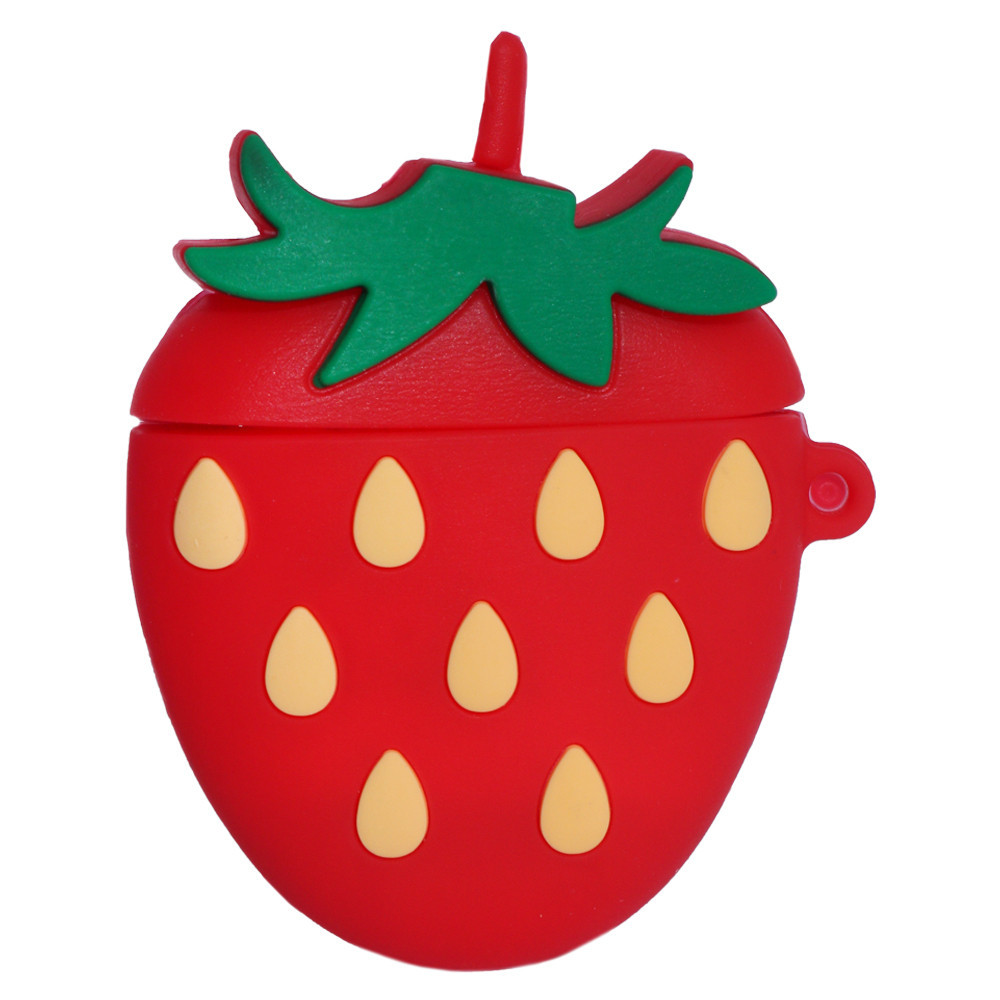 Airpods Case Emoji Series — Strawberry, фото 1