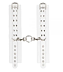 Наручники Leather Rastraints Hand Cuffs, White, фото 2