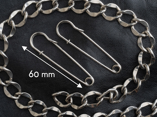 Англійська булавка велика. 60мм, фото 1